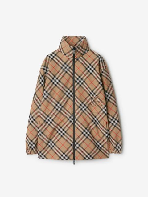 Burberry check puffer jacket - Brown