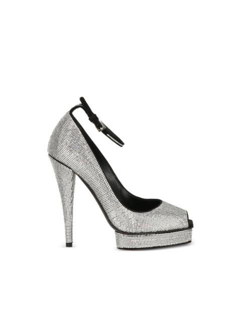 TOM FORD crystal-embellished platform sandals