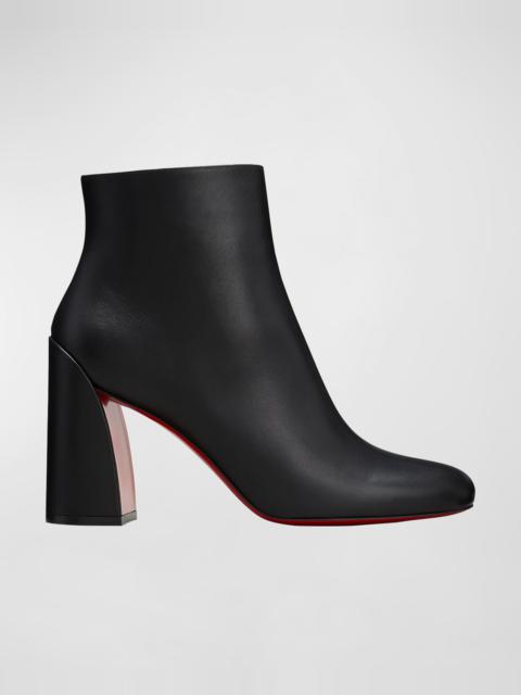 Turela Calfskin Red Sole Ankle Booties