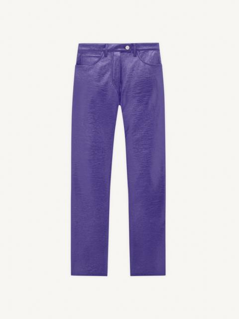 courrèges VINYL 5 POCKETS TROUSERS
