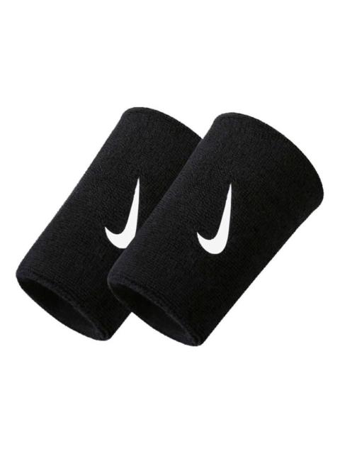 Nike Swoosh Doublewide Wristband 'Black' NNN05010OS