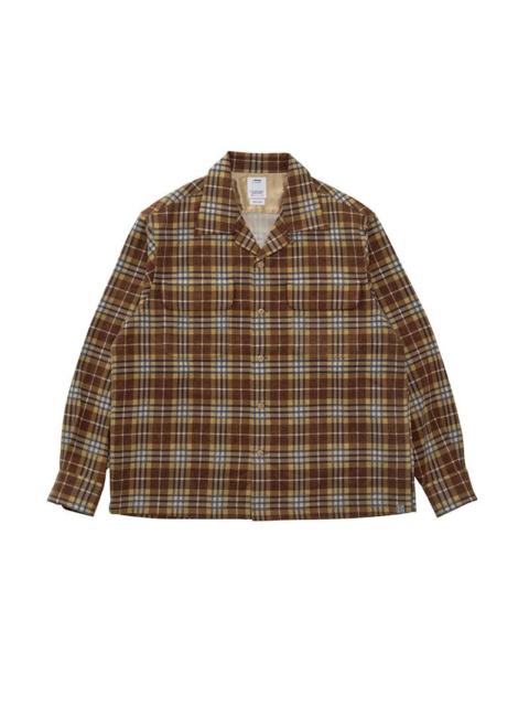 visvim CARROW SHIRT CHECK L/S BROWN