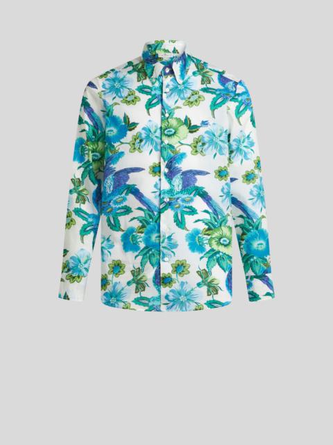SHIRT WITH TROPICAL PRINT