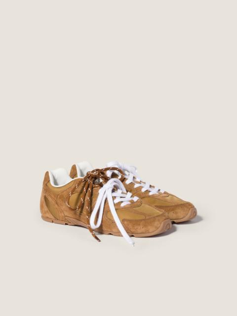 Miu Miu New Balance X Miu Miu 530 SL technical fabric and suede sneakers