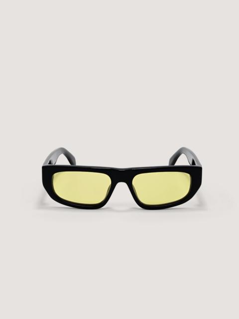Palm Angels Ventura Yellow Lens Sunglasses