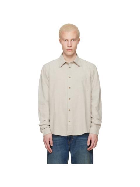 A.P.C. Taupe Harris Shirt