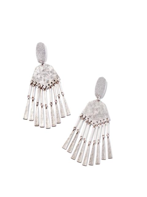 KENDRA SCOTT Lynne Statement Earrings in Vintage Silver