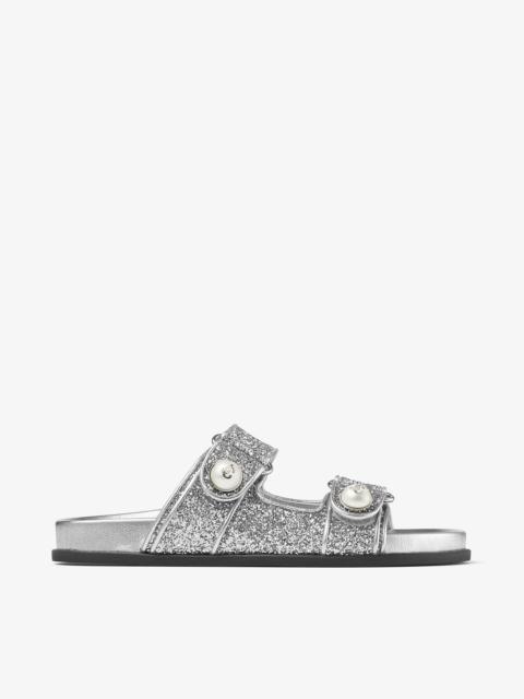 Fayence Sandal
Silver Metallic Nappa Sandals