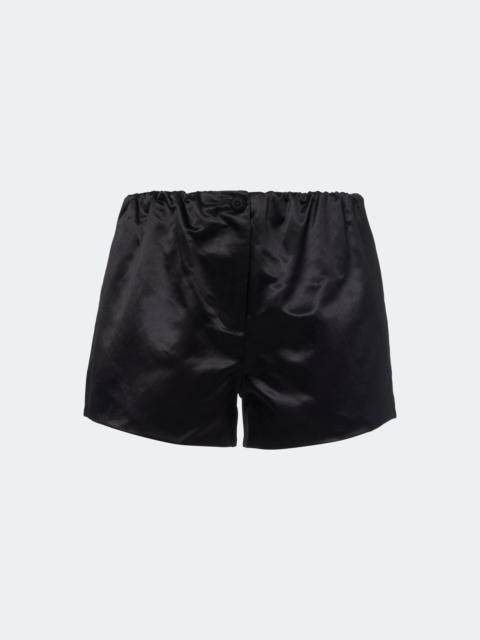 POSSE Verity cotton and silk satin shorts