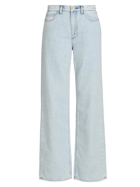 rag & bone Women's Featherweight Shea Full Straight-Leg Jeans - Cliffside