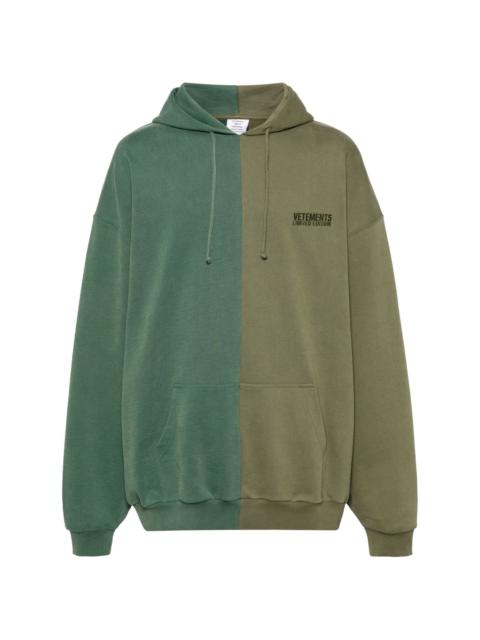 logo-embroidered hoodie