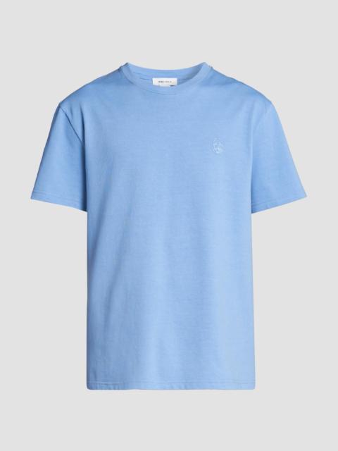 Alexander McQueen Men's Cotton Jersey Crewneck T-Shirt - Bath House Blue
