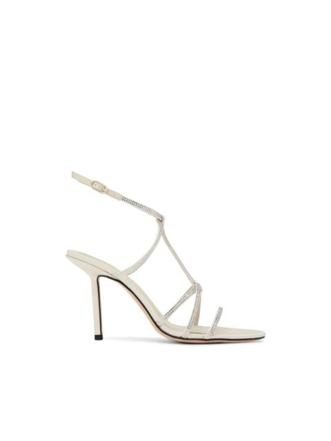 Studio Amelia Minuit diamante-embellished sandals