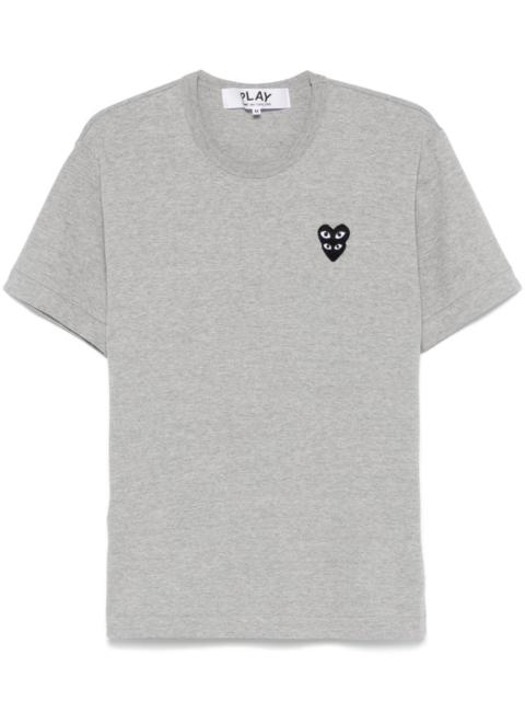 Comme des Garçons PLAY logo-appliqué cotton T-shirt