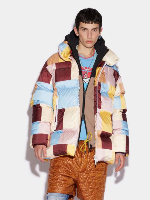 DSQUARED2 PASTEL TILES PUFFER