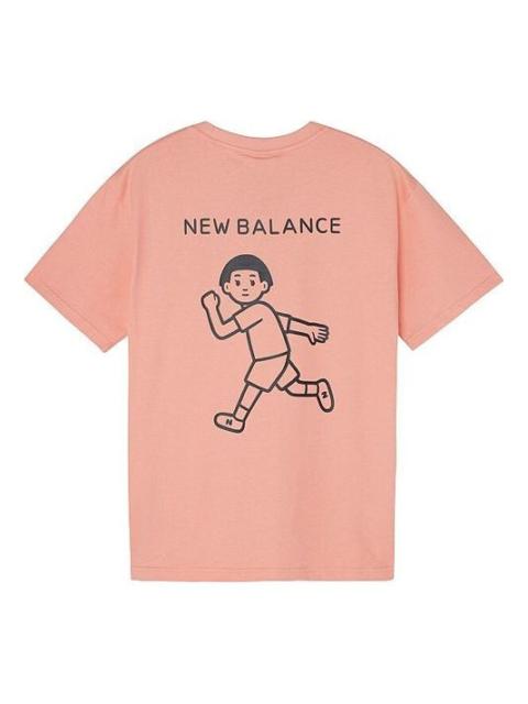 New Balance (WMNS) New Balance x Noritake Crossover Funny Pattern Casual Short Sleeve T-Shirt Pink AWT02379-PCH