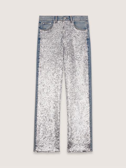 maje Sequinned jeans