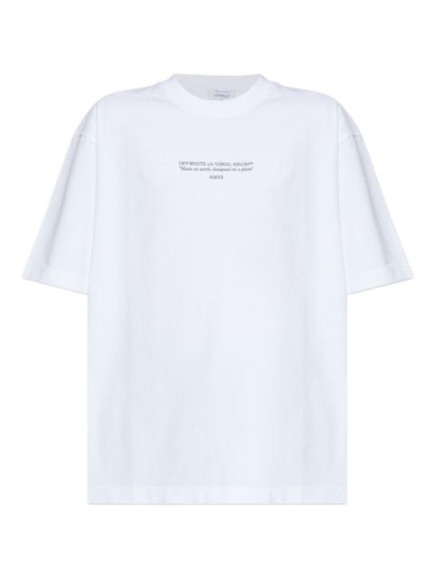 Off-White short-sleeve cotton t-shirt