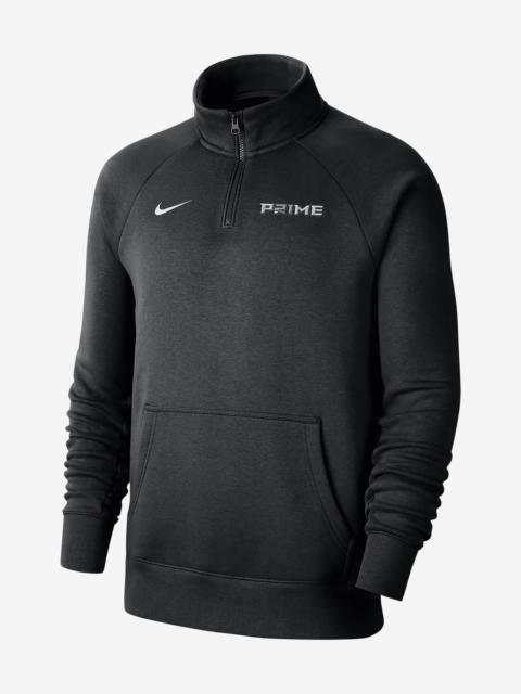 Deion Sanders "P21ME" Club Fleece Nike Men's 1/4-Zip Top