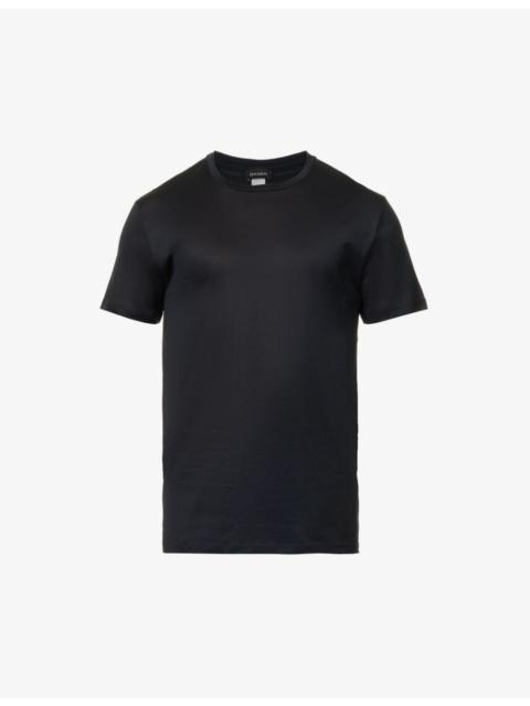 HANRO Crew-neck regular-fit cotton-jersey T-shirt