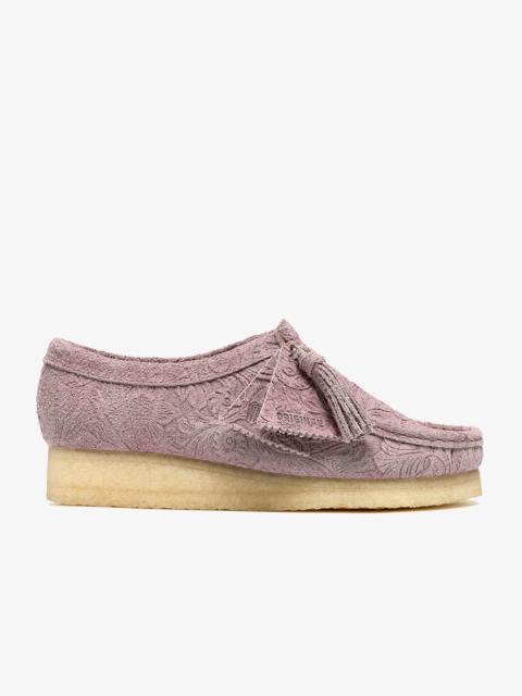 Clarks Originals Wallabee Dusty Pink Embossed