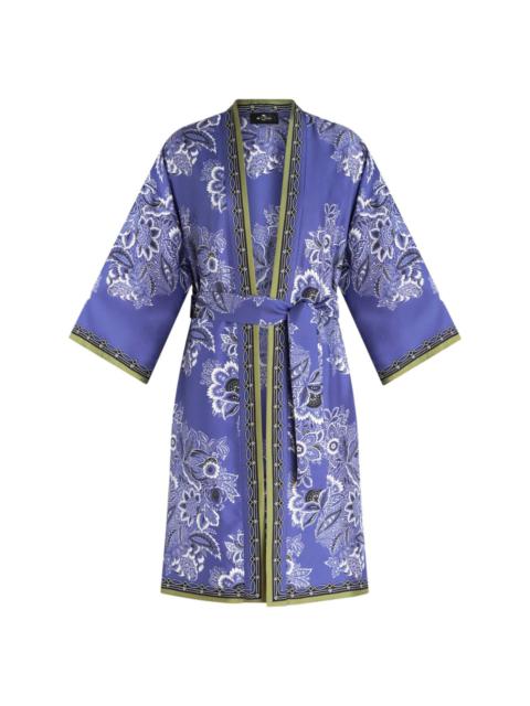 Etro Kesa floral-print silk robe