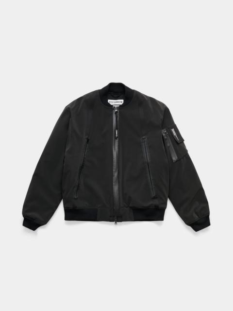 Stutterheim Bredsand Zip Winter Bomber Jacket Black