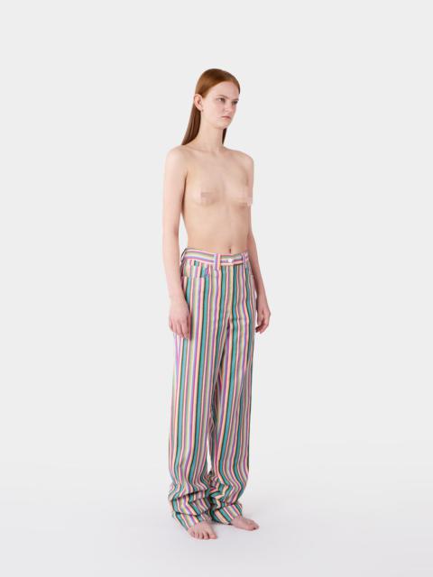 SUNNEI BELLIDENTRO PANTS / denim / multicolor