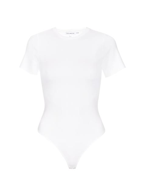 GOOD AMERICAN Women's Sculpting Tee Bodysuit - White