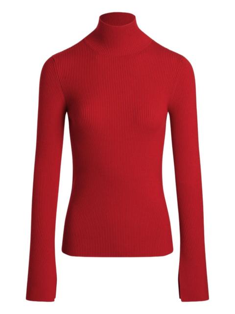 PATOU ribbed high-neck sweaters