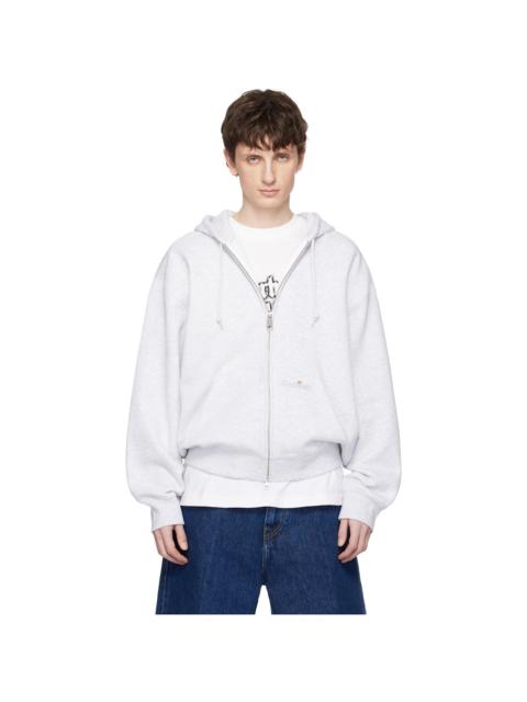 Carhartt WIP Gray WIP Label Sweat Hoodie