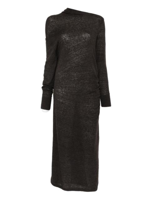 soeur Gisee draped midi dress