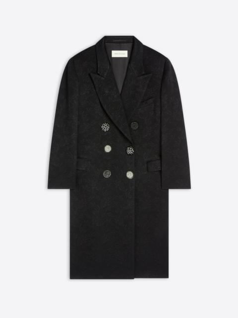Dries Van Noten OVERSIZED JACQUARD COAT