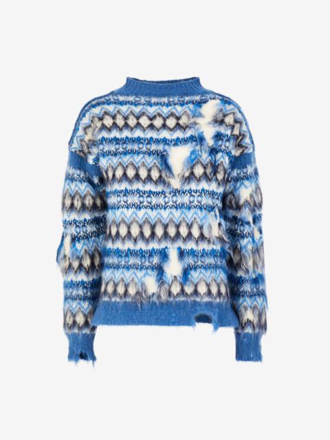 Intarsia sweater