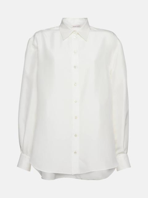 Alexander McQueen Oversized cotton shirt