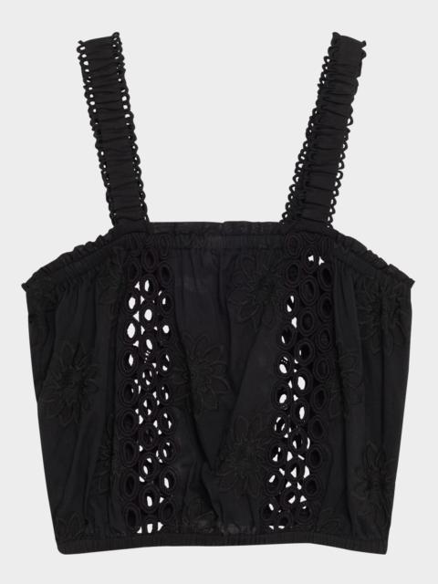 RAMY BROOK Misha Embroidered Coverup Top