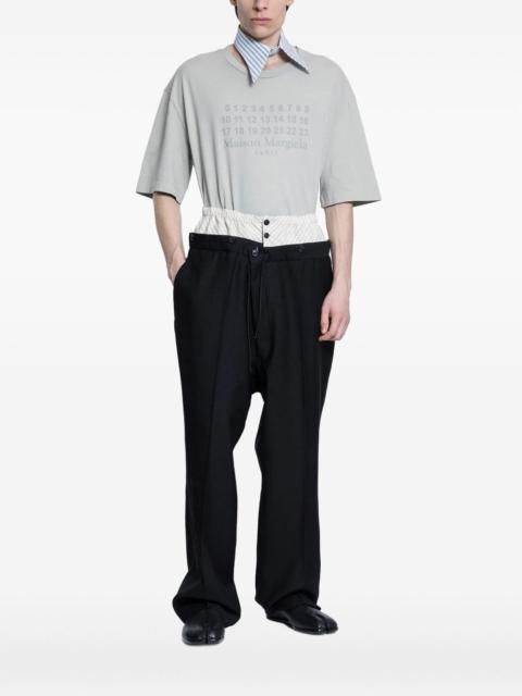 Maison Margiela striped collar