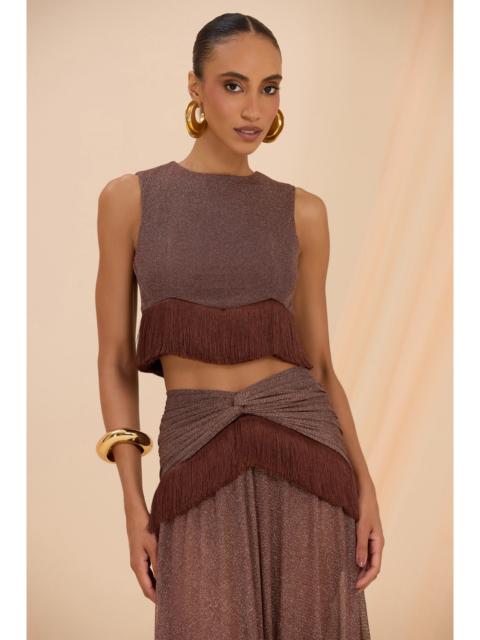 PatBO ALICIA TULLE TOP