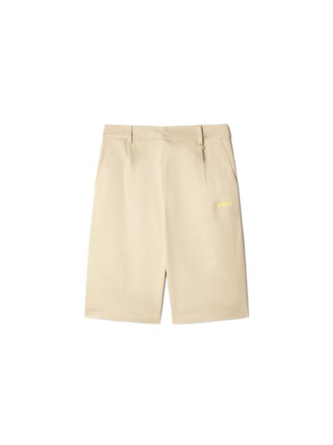 Off-White Beige Golf Bermuda Shorts