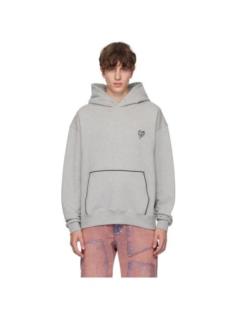 Andersson Bell Gray Heart Hoodie