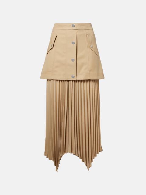 VERONICA BEARD Patricka cotton maxi skirt