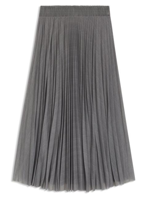 BOSS LINED TULLE SKIRT WITH PLISSÉ PLEATS
