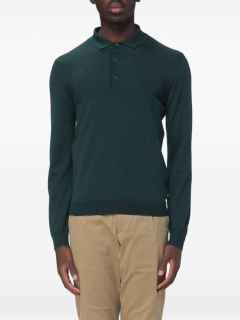 K-WAY Rey Wool Silk polo-collar sweater