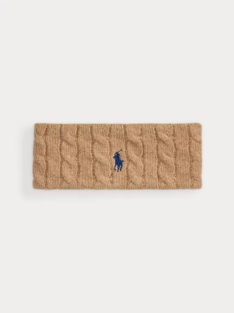 Polo Ralph Lauren Cable-Knit Wool-Cashmere Headband