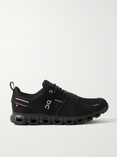 On Cloud 6 WP Rubber-Trimmed Stretch-Knit Slip-On Sneakers