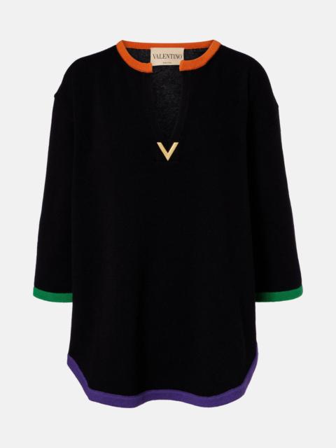 Valentino VGold virgin wool sweater