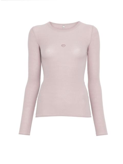 BASERANGE heart-motif T-shirt