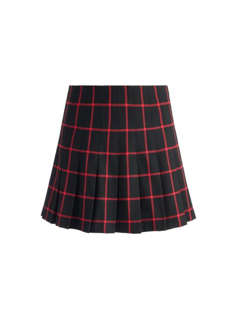 Alice + Olivia CARTER PLEATED MINI SKIRT