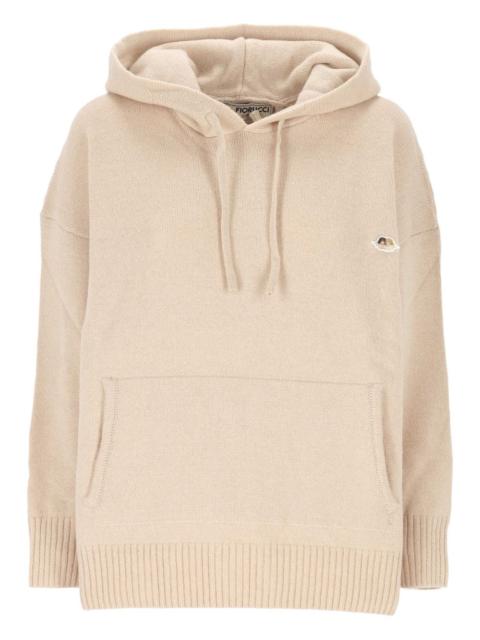 FIORUCCI angel-embroidered hoodie
