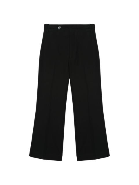 Plan C high-waisted flared trousers
